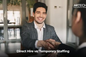 Direct hire vs temp staffing